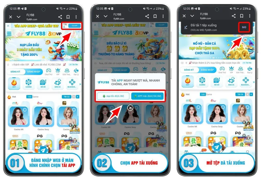 Hướng Dẫn Tải APP FLY88 Trên Android Chi Tiết Nhất