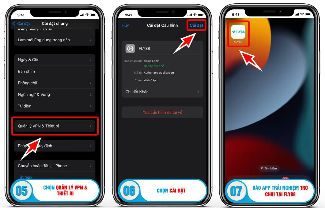 Hướng Dẫn Tải APP FLY88 Trên iOS Chi Tiết