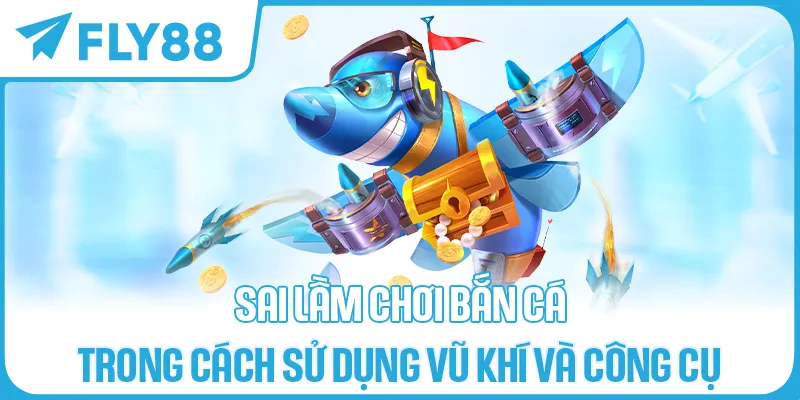 Sai lầm chơi bắn cá trong cách sử dụng vũ khí và công cụ